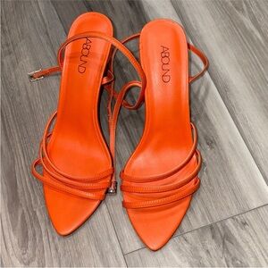 Abound Women's Vibrant Orange Heels